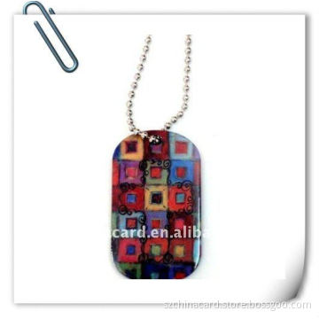 Colorful Enameled Metal Dog ID Tag